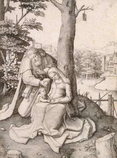 The Holy Family by Lucas van Leyden